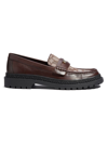 Coach Loafer With Signature Jacquard And Signature Coin In Maple