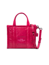 Marc Jacobs Women's The Shiny Crinkle Mini Tote Bag In Magenta