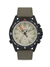 TIMEX MEN'S EXPEDITION NORTH TIDE-TEMP-COMPASS STAINLESS STEEL & LEATHER STRAP WATCH
