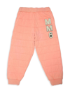 MM6 MAISON MARGIELA QUILTED LOGO PATCH JOGGER trousers