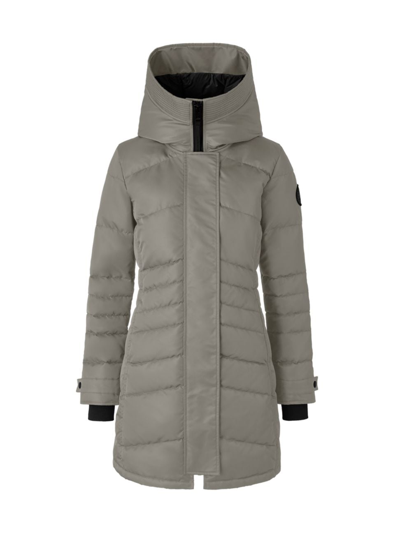 Canada Goose Women's Lorette Hooded Puffer Parka In Willow Grey