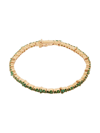 Ileana Makri Women's Rivulet Spread 18k Yellow Gold & Emerald Bracelet