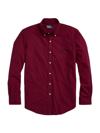 Polo Ralph Lauren Classic Fit Plaid Twill Shirt In Wine/nero