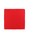 Trafalgar Sutton Solid Color 13 Inch Silk Pocket Square In Red
