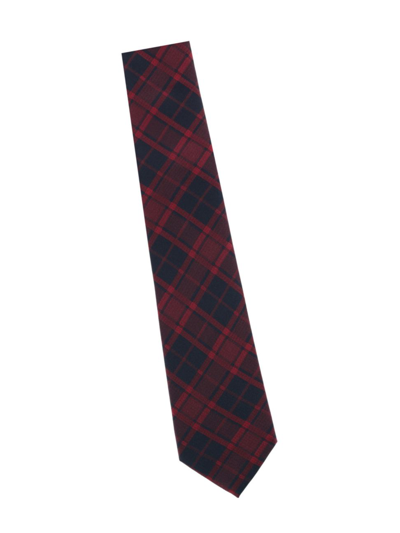 Trafalgar Men's Holiday Kincade Plaid Tie In Red