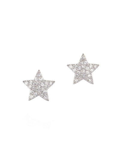 PHILLIPS HOUSE WOMEN'S AFFAIR 14K YELLOW GOLD & 0.24 TCW DIAMOND MINI INFINITY STAR EARRINGS