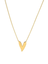CHARMS COMPANY WOMEN'S BE MINE 14K YELLOW GOLD HEART PENDANT NECKLACE