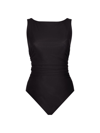 Miraclesuit Swim Women's Rock Solid Regatta One-piece Swimsuit In Black