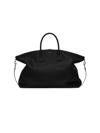 SAINT LAURENT MEN'S GIANT BOWLING BAG IN SOFT GRAINED LEATHER
