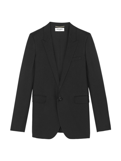 SAINT LAURENT WOMEN'S CLASSIC WOOL BLAZER