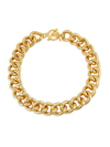 KENNETH JAY LANE WOMEN'S 20K-GOLD-PLATED CHUNKY CURB-CHAIN NECKLACE