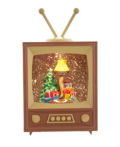 Kurt Adler A Christmas Story Battery Operated Musical Lantern Table Piece In Multi