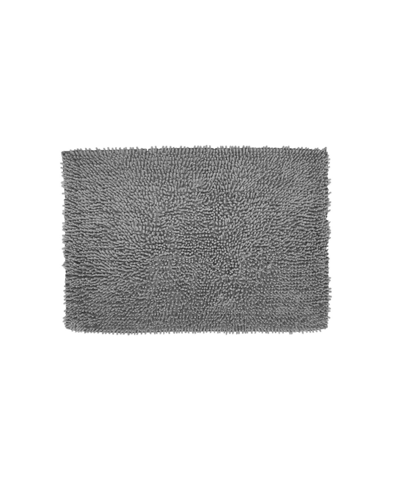 Home Weavers Fantasia Bath Rug, 21" X 34" In Grey