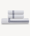 Ella Jayne 100% Cotton Percale Satin Stitched 3-pc. Duvet Cover Set, King/california King In Navy
