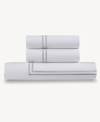 Ella Jayne 100% Cotton Percale Satin Stitched 3-pc. Duvet Cover Set, King/california King In Silver