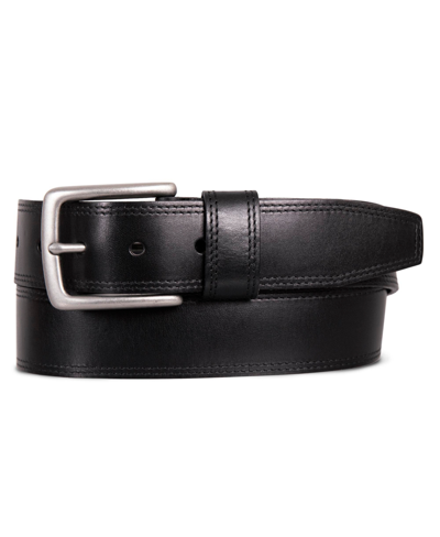 Lucky Brand Men's Western Embossed Reversible Leather Belt In Black