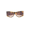 CASABLANCA YELLOW THE MAGAZINE TORTOISESHELL SUNGLASSES,AF22EW02802ACETAT18310303