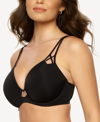 PARAMOUR WOMEN'S AMARANTH LIGHTWEIGHT LIGHTLY LINED UNDERWIRE BRA