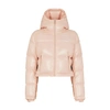 Fendi Puffer Down Jacket In Rose