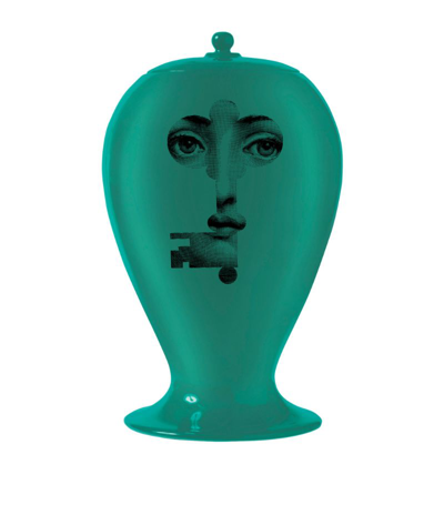 Fornasetti Lina Cavalieri Ceramic Vase In Multi