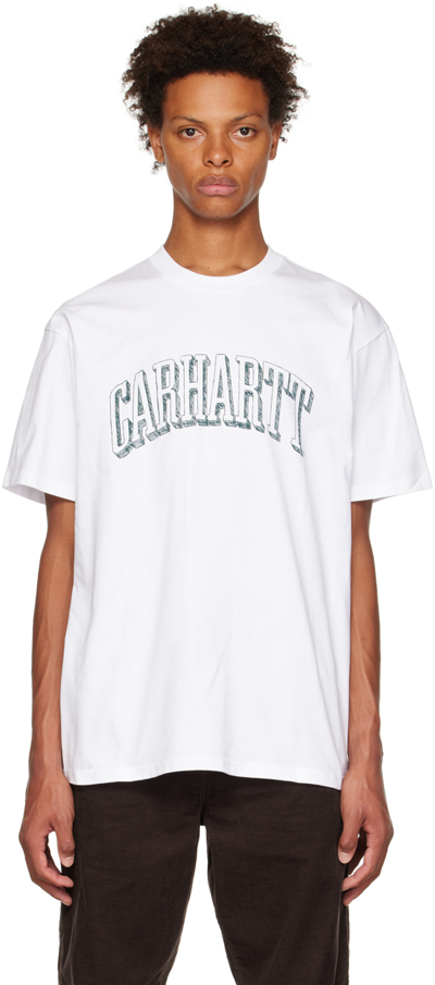 Carhartt White Scrawl Script T-shirt