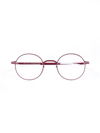Mykita Round-frame Eyeglasses In Red