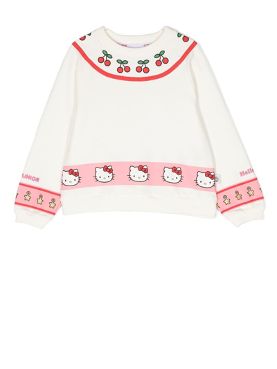 Gcds Hello Kitty Print T-shirt In Cloud