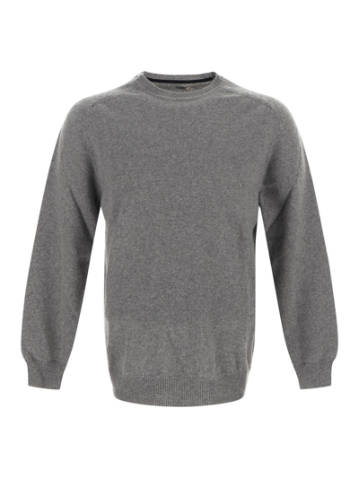 Rifò Marino Knit Sweater In Grey