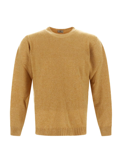 Rifò Romeo Knit Sweater In Yellow