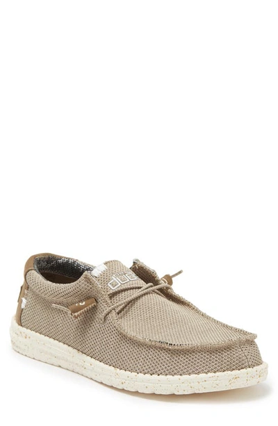 Hey Dude Wally Stretch Slip-on Shoe In Sand