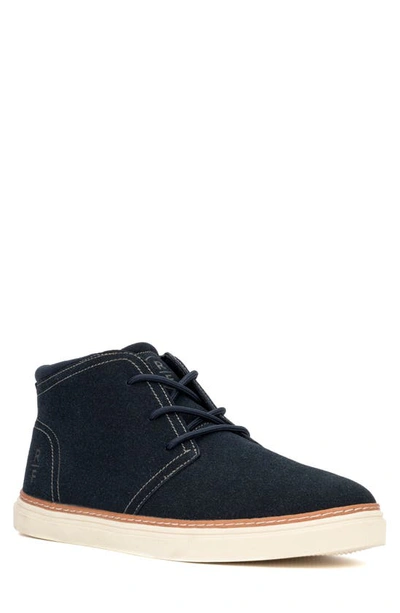 Reserve Footwear Petrus Mid Sneaker In Navy