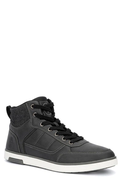 Reserve Footwear Deion Mid Sneaker In Black