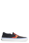 MARCELO BURLON COUNTY OF MILAN CANVAS SLIP-ON SNEAKERS