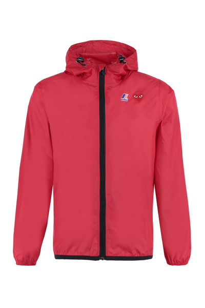 COMME DES GARÇONS PLAY COMME DES GARÇONS PLAY X K-WAY - HOODED WINDBREAKER