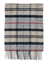 Barbour Yaxley Tartan Scarf In Beige