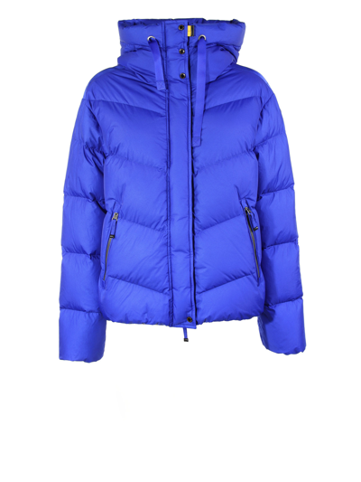 Parajumpers Verna Down Jacket With Hood In Bluette