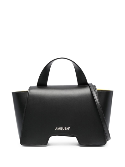 Ambush Medium A Flap Bag In Black