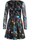 ALICE AND OLIVIA CHARA FLORAL-PRINT DRESS