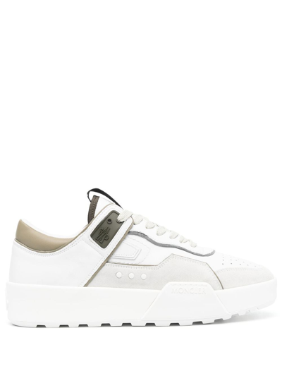 Moncler Logo-patch Chunky Sneakers In White