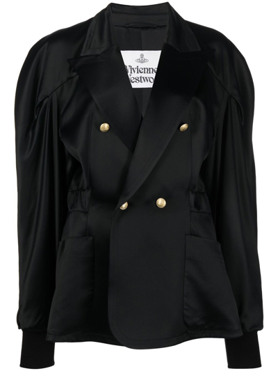 Vivienne Westwood Double-breasted Jacket In Black
