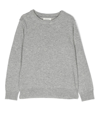 Hartford Kids' Crew-neck Pullover Jumper In Grey