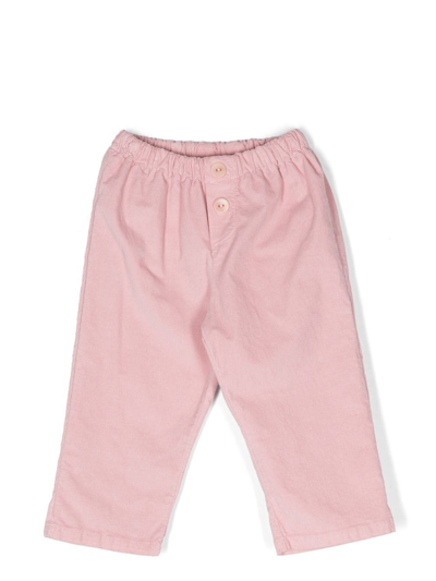 Mariella Ferrari Babies' Front-button Trousers In Pink