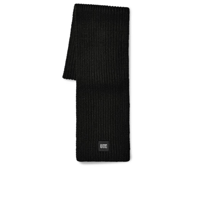 UGG CHUNKY BLACK SCARF