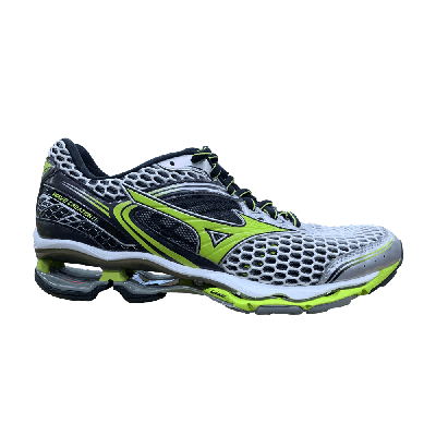 Pre-owned Mizuno Wave Creation 17 'black Silver'