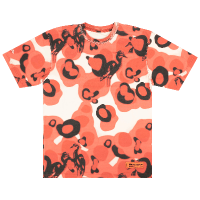 Pre-owned Heron Preston Washed Camo Short-sleeve T-shirt 'red'