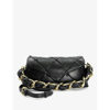 DUNE EQUISITE QUILTED LEATHER CLUTCH