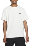 Nike Acg Logo-embroidered T-shirt In White