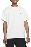 Nike Acg Logo-embroidered T-shirt In Summit White