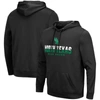 Colosseum Men's Black North Texas Mean Green Lantern Pullover Hoodie In Black