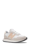 New Balance 237 Sneaker In White/ Orange